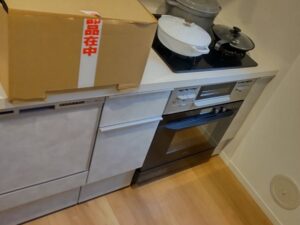 広島キッチン取付け隊　ガスオーブンを後付　施工後　